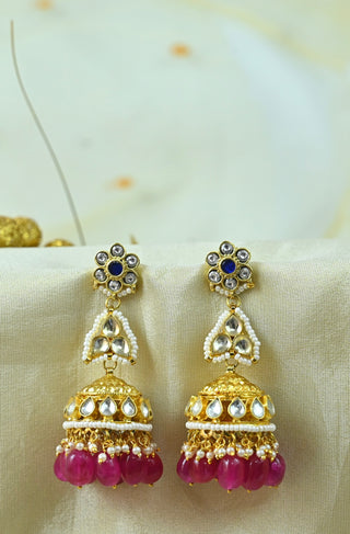 Myra Kundan Jhumka