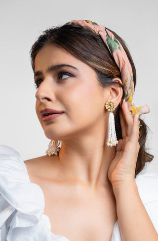 Aliza Pearl Tassel Earrings